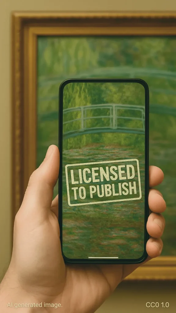 Licensed to publish